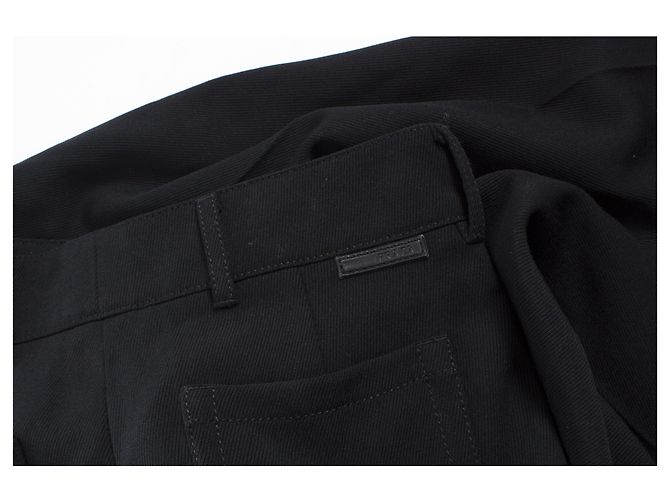 Prada, Schwarze Ripphose. - Ansicht 6