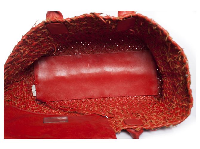 Bottega Veneta, Tote rosso con pochette - vista 9