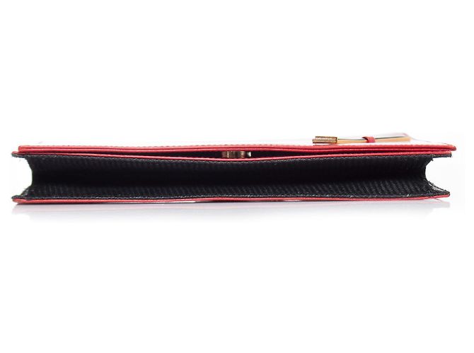 Valentino, Borsa a tracolla vintage in pelle rossa lucida Rosso - vista 6