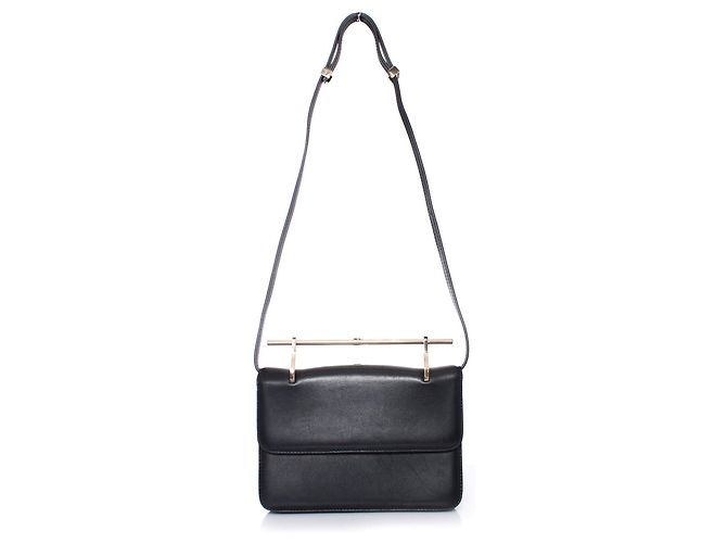 M2malletier, Pochette La Fleur du Mal in pelle nera. Nero - vista 4