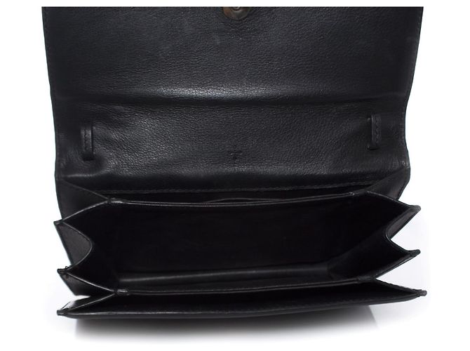 M2malletier, Pochette La Fleur du Mal in pelle nera. Nero - vista 5