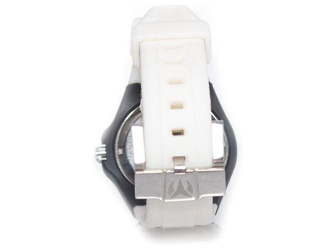 Autre Marque Technomarine, Gummiuhr in Schwarz und Weiß - Ansicht 4