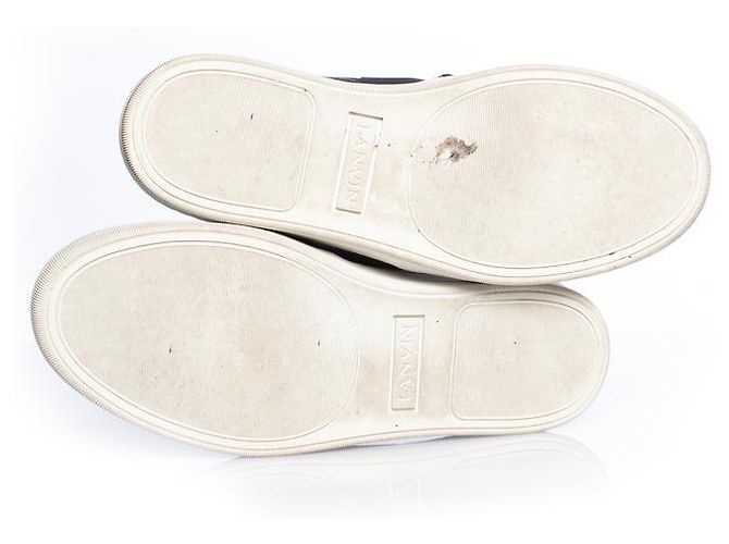 LANVIN, Slip-on-Sneaker aus gewebtem Leder Schwarz - Ansicht 7