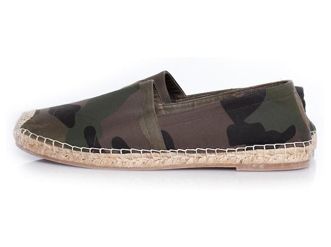 Valentino Garavani, Canvas-Espadrilles in Armeegrün - Ansicht 2