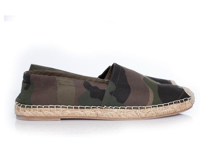 Valentino Garavani, Canvas-Espadrilles in Armeegrün - Ansicht 4