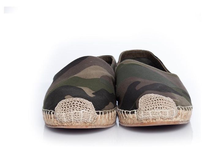 Valentino Garavani, Canvas-Espadrilles in Armeegrün - Ansicht 5