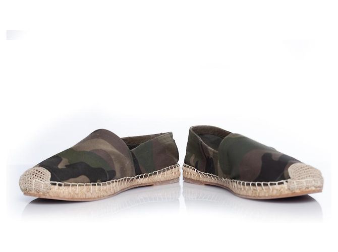 Valentino Garavani, Canvas-Espadrilles in Armeegrün - Ansicht 6