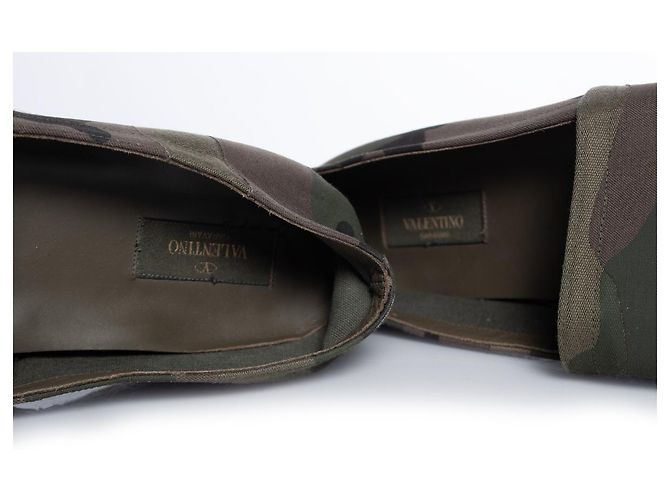 Valentino Garavani, Canvas-Espadrilles in Armeegrün - Ansicht 8