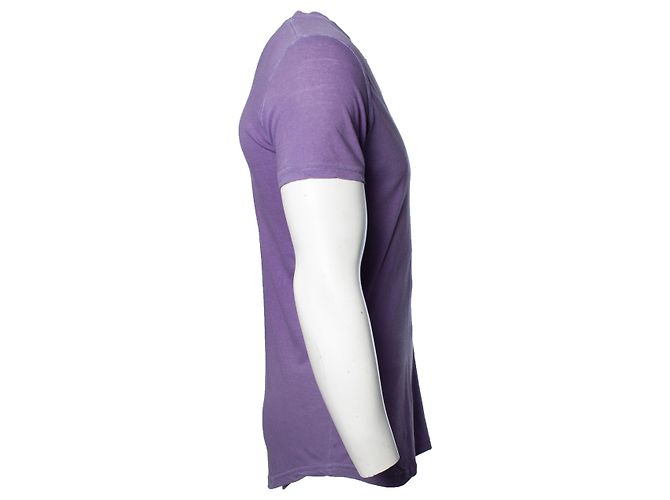 Dsquared2, Camiseta com decote em V e logo Roxo - vista 3