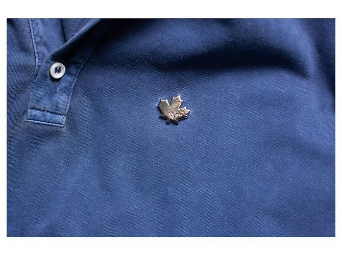 Polo Dsquared2 de algodão azul - vista 5