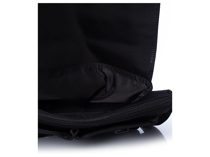Gucci, bolsa mensageiro de lona preta Preto - vista 6