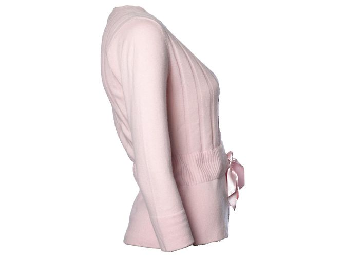 Autre Marque Diane von Furstenberg, Rosa Strickjacke mit Schleife Pink - Ansicht 4