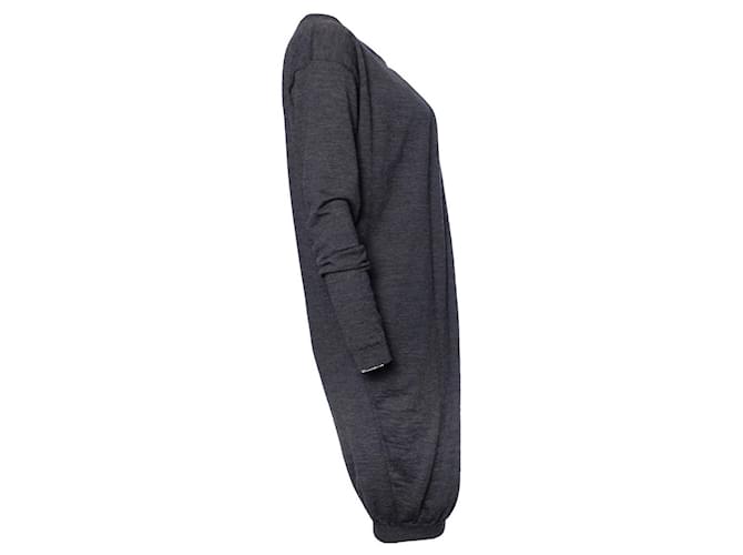 LANVIN, Graues Wollkleid - Ansicht 3