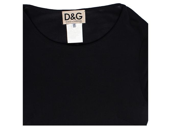DOLCE & GABBANA, Schwarzes Stretchkleid - Ansicht 5