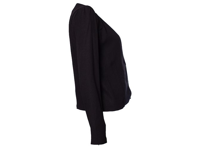 Autre Marque Vanesa Bruno, Blazer avvolgente nero - vista 4