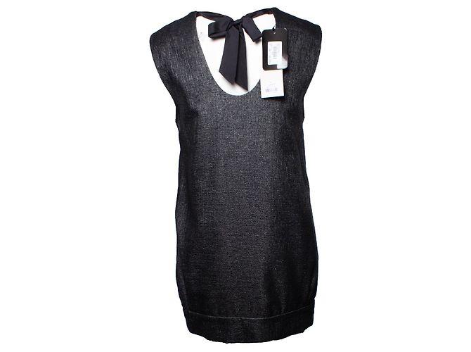 By Malene Birger VON MALENE BIRGER, Graues Kleid mit Schleife - Ansicht 2