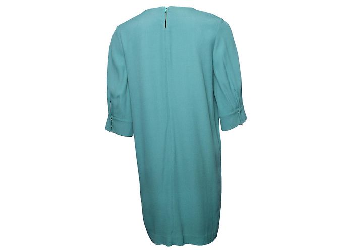 Elisabetta Franchi, vestido túnica turquesa Verde - vista 2