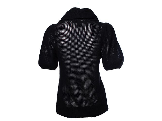 MARC JACOBS, top negro con cuello alto - vista 2