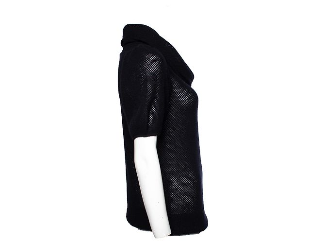 MARC JACOBS, top negro con cuello alto - vista 3
