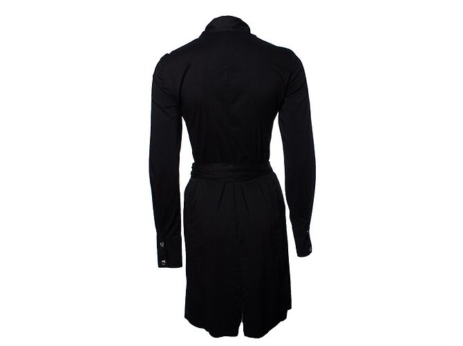 Patrizia Pepe, Schwarzes Kleid mit Gürtel - Ansicht 2