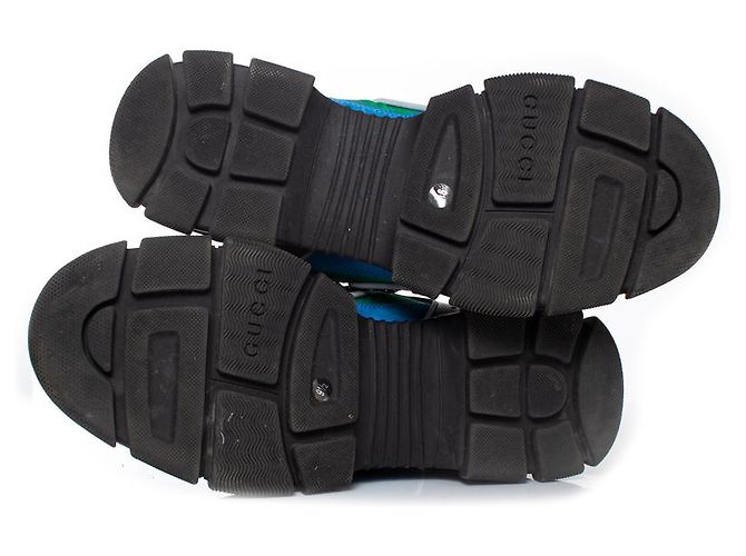 gucci, baskets trek vertes Multicolore - vue 7