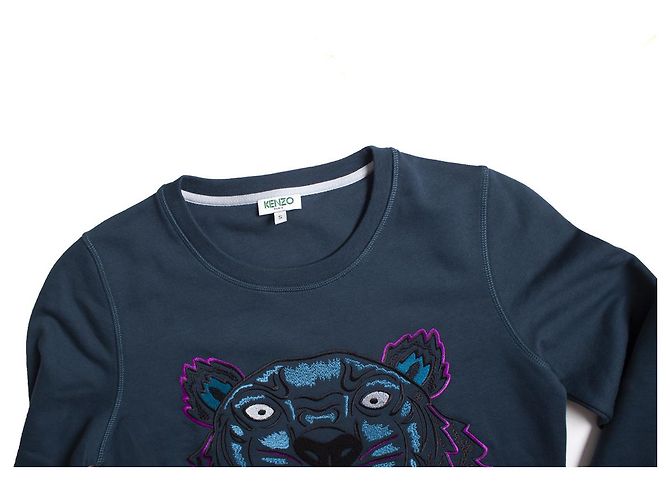 Kenzo, suéter superior azul - vista 7