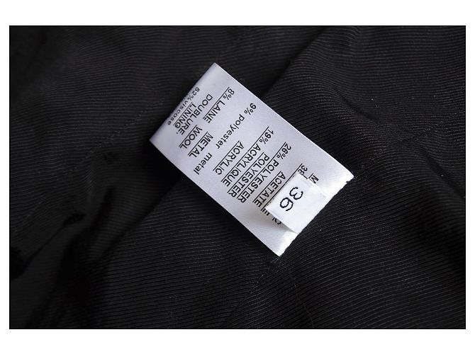 Balmain Balmaın, Jacquard-gewebter Blazer in Schwarz und Gold Golden - Ansicht 9