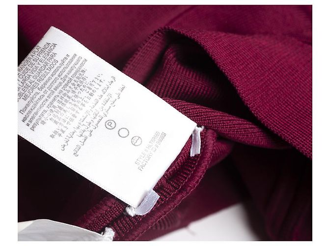 HERVE LEGER, Figurbetontes Kleid mit offenem Schlitz Rot - Ansicht 7