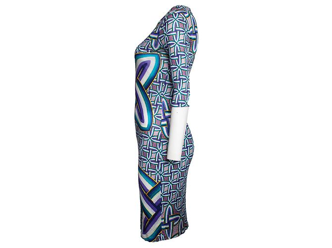 Autre Marque Peter Pilotto, Grafisches Stretchkleid Mehrfarben - Ansicht 2