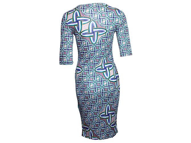 Autre Marque Peter Pilotto, Grafisches Stretchkleid Mehrfarben - Ansicht 3