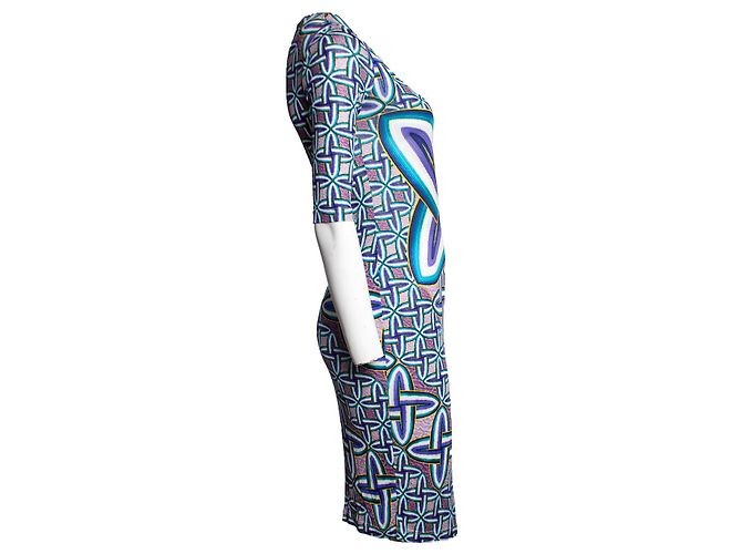 Autre Marque Peter Pilotto, Grafisches Stretchkleid Mehrfarben - Ansicht 4