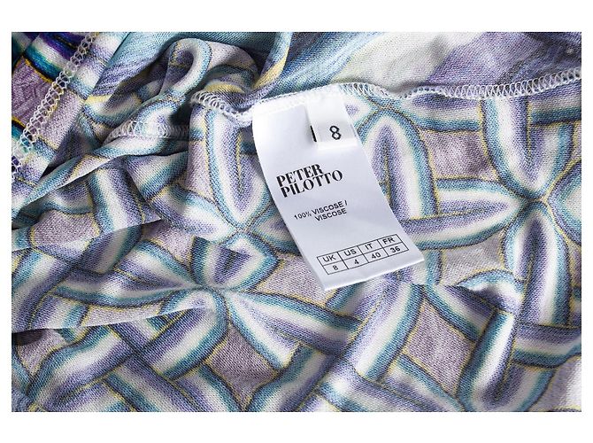 Autre Marque Peter Pilotto, Grafisches Stretchkleid Mehrfarben - Ansicht 5