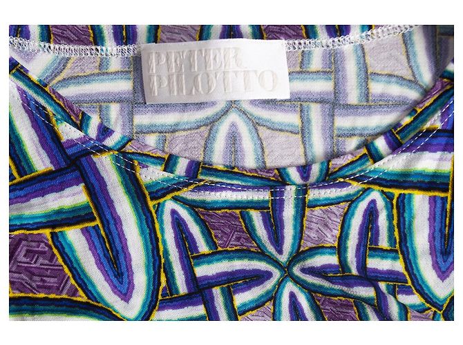 Autre Marque Peter Pilotto, Grafisches Stretchkleid Mehrfarben - Ansicht 6