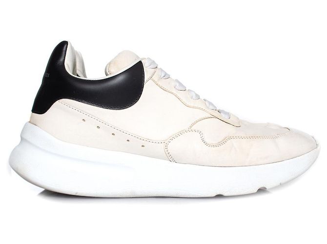Alexander McQueen, cremefarbene Turnschuhe - Ansicht 4