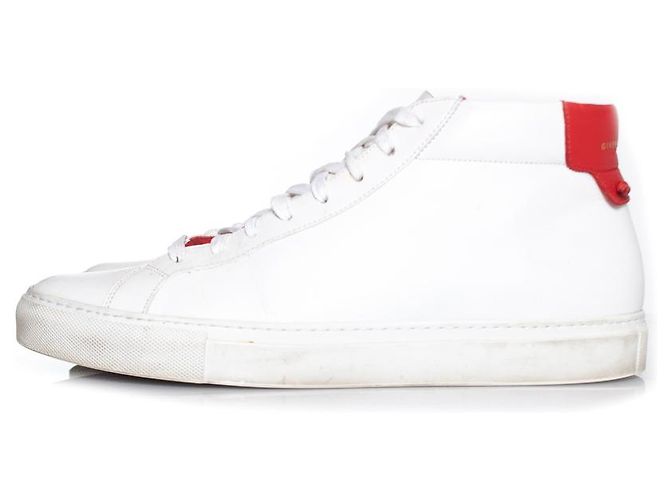 Givenchy, baskets montantes blanches - vue 2