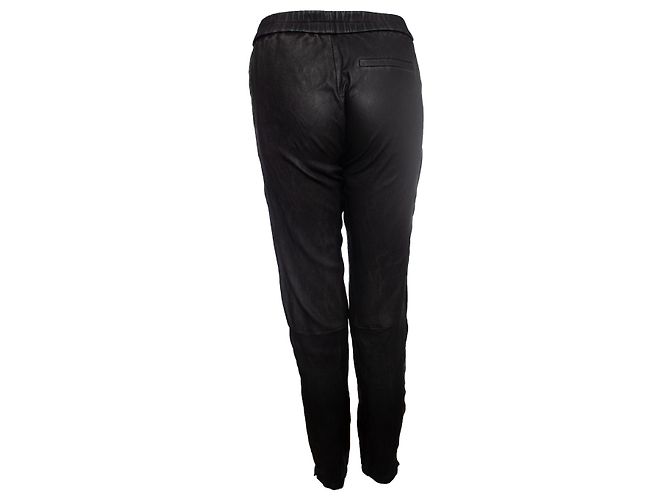 Autre Marque Traje22, calça de couro Preto - vista 2