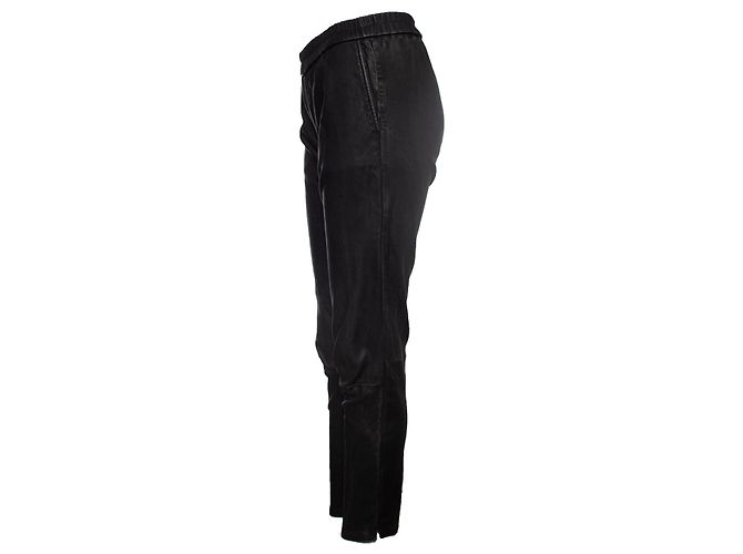 Autre Marque Traje22, calça de couro Preto - vista 3