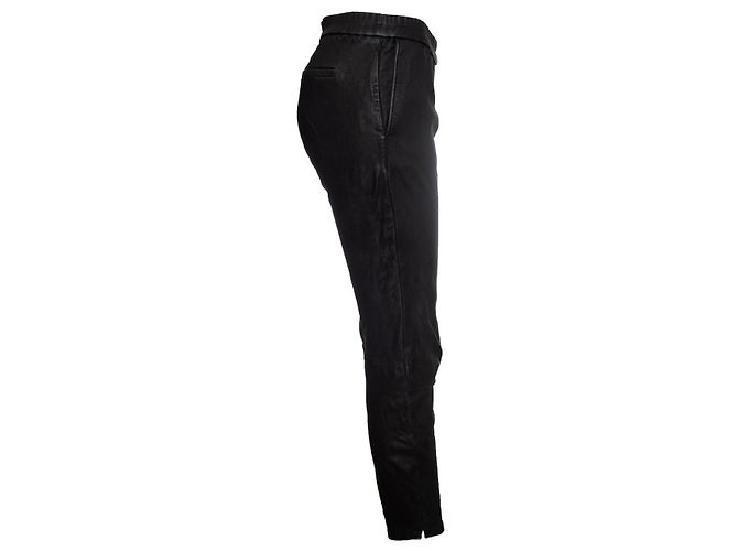 Autre Marque Traje22, calça de couro Preto - vista 4