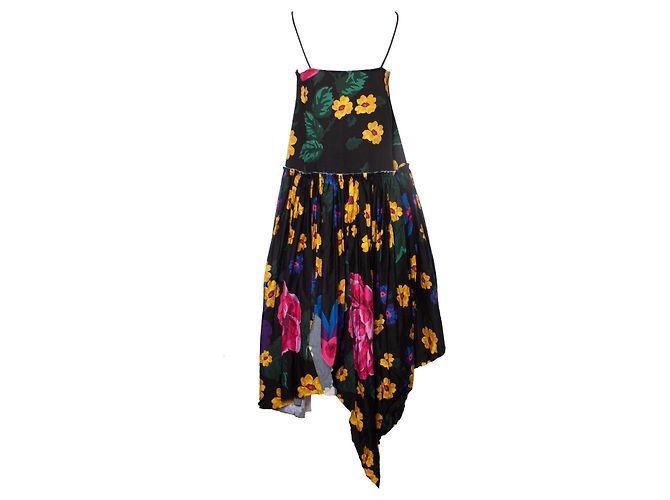 Autre Marque Marke Almeida, Maxikleid mit Blumenmuster Mehrfarben - Ansicht 2