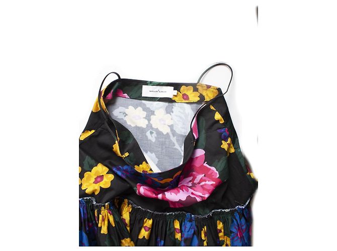Autre Marque Marke Almeida, Maxikleid mit Blumenmuster Mehrfarben - Ansicht 6