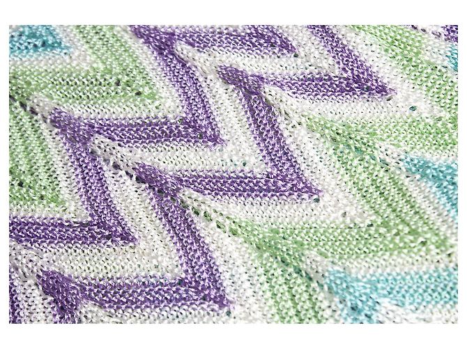 MISSONI, mehrfarbiger Zick-Zack-Schal Mehrfarben - Ansicht 6