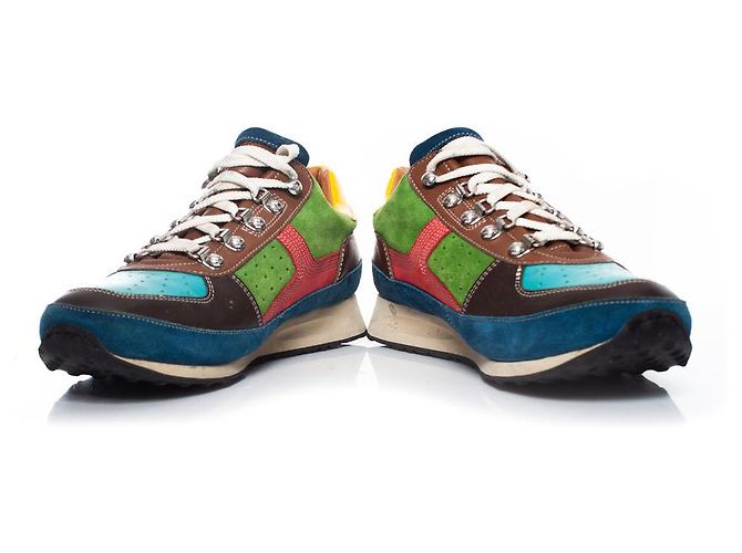 Dsquared2, scarpe da ginnastica da pista multicolori Multicolore - vista 5