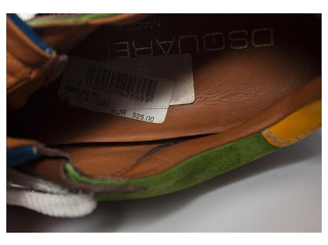 Dsquared2, scarpe da ginnastica da pista multicolori Multicolore - vista 9