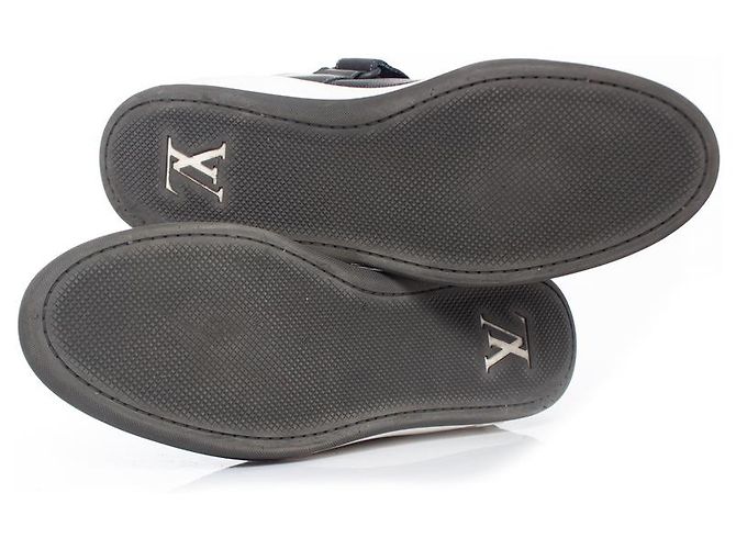 Louis Vuitton, Baskets à scratch Damier Gris - vue 8