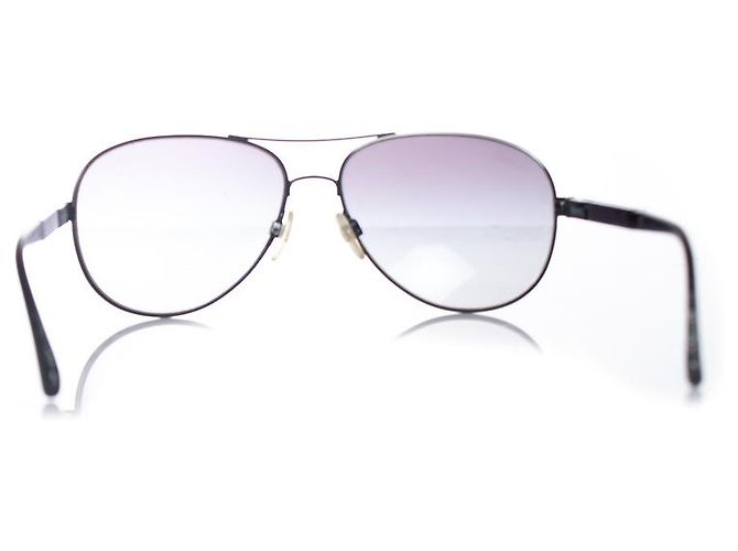 Chanel, Pilotensonnenbrille in Schwarz - Ansicht 4