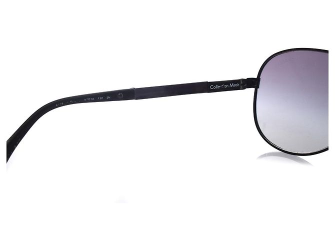 Chanel, Pilotensonnenbrille in Schwarz - Ansicht 7