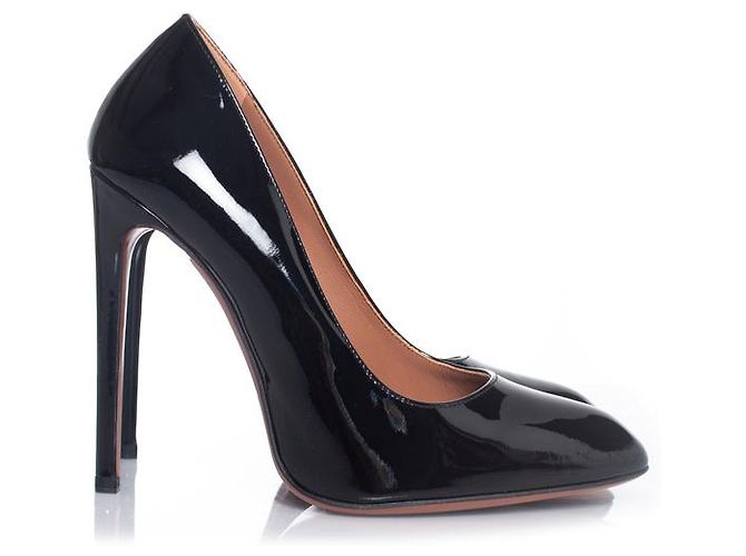 Alaïa Alaia, Décolleté in vernice nera Nero - vista 4