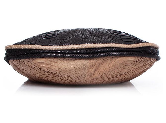 Autre Marque Casa Du Posh, Bolsa de Ombro Python Preto - vista 5