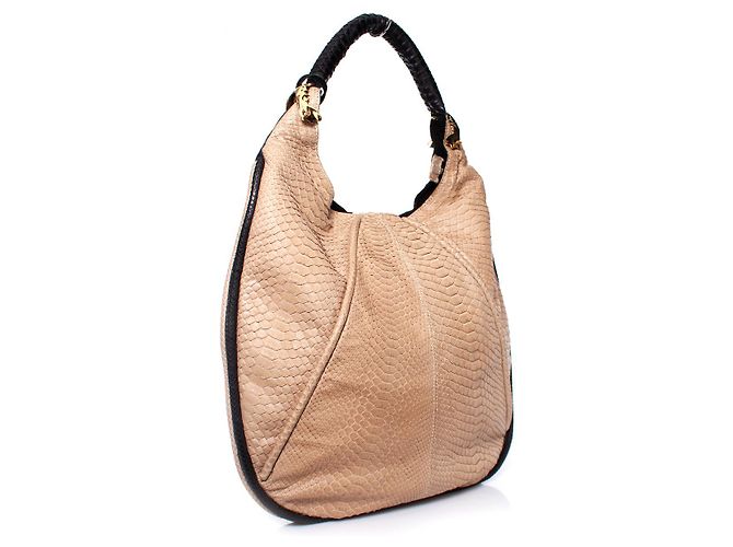Autre Marque Casa Du Posh, Bolsa de Ombro Python Preto - vista 6