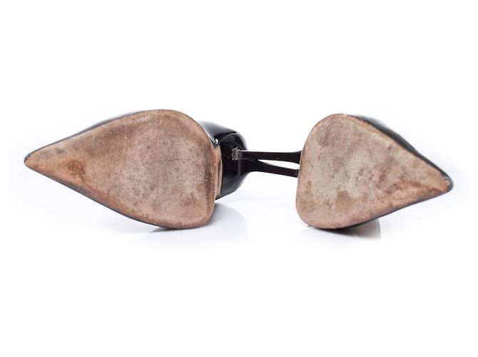 Jimmy Choo, Décolleté in vernice nera. - vista 7